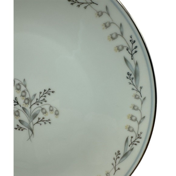 Vintage Noritake "Natalie 5815" Lily‎ of the Valley 10 1/2" Dinner Plate - Picture 5 of 8